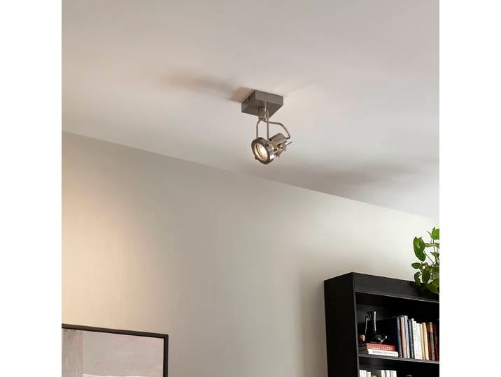 Spot encastrable industriel en acier orientable et inclinable -