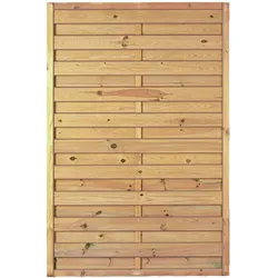 T&J Sichtschutzzaun Maxi-Massiv Sichtschutz Lamellenzaun, 120x180 cm