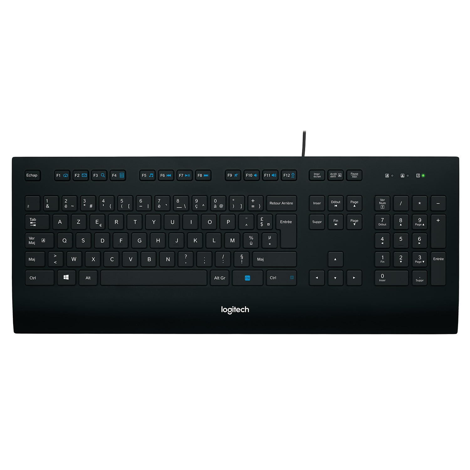 Logitech K280e Tastatur kabelgebunden, Schwarz