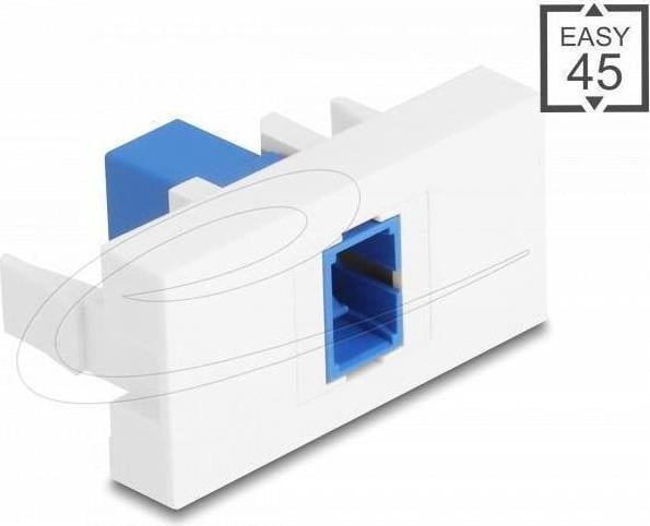 Delock Easy 45 Klikmodule SC Single-mode Blauw Wit