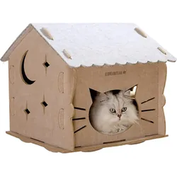 CAT BONBON Filz-Katzen-/Haustierhaus beige