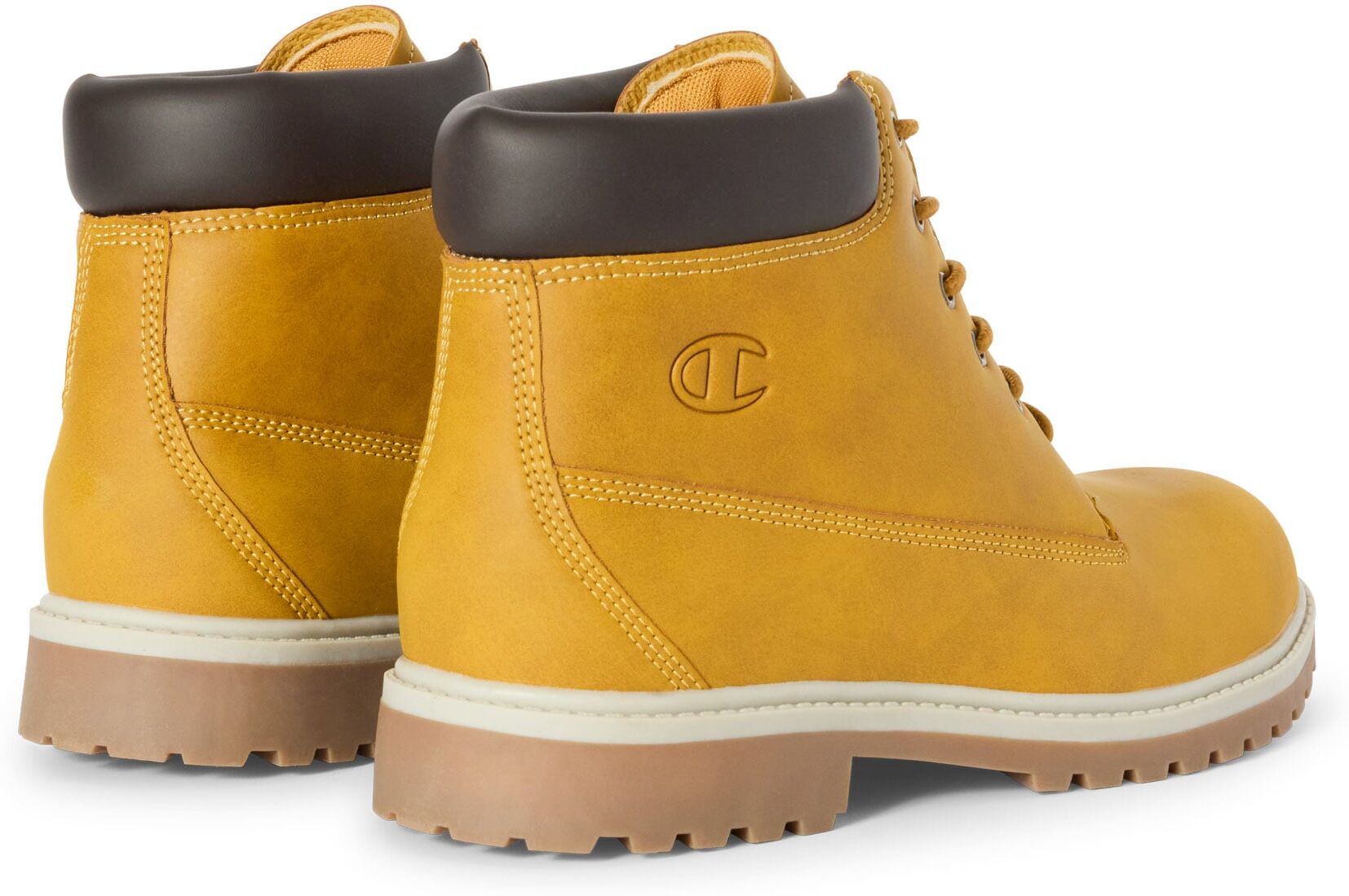Schnürboots CHAMPION "UPSTATE 3.0", Herren, Gr. 41, gelb (bee), Synthetik, Schuhe Schnürboots, Winterschuhe, Winterboots, Schnürstiefel, Winterstiefel bee 41