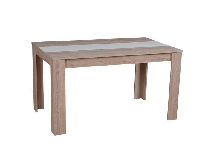 Homestyle4u Esstisch Braun Esszimmertisch Holztisch Küchentisch 135x80 cm