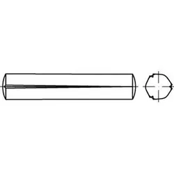 ISO 8744 - Stahl blank - 3x26 - Kegelkerbstifte