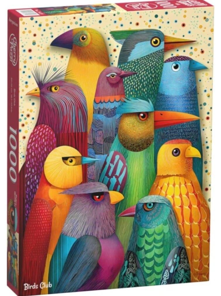 CHERRY PAZZI Puzzel Vogelclub, 1000 stukjes
