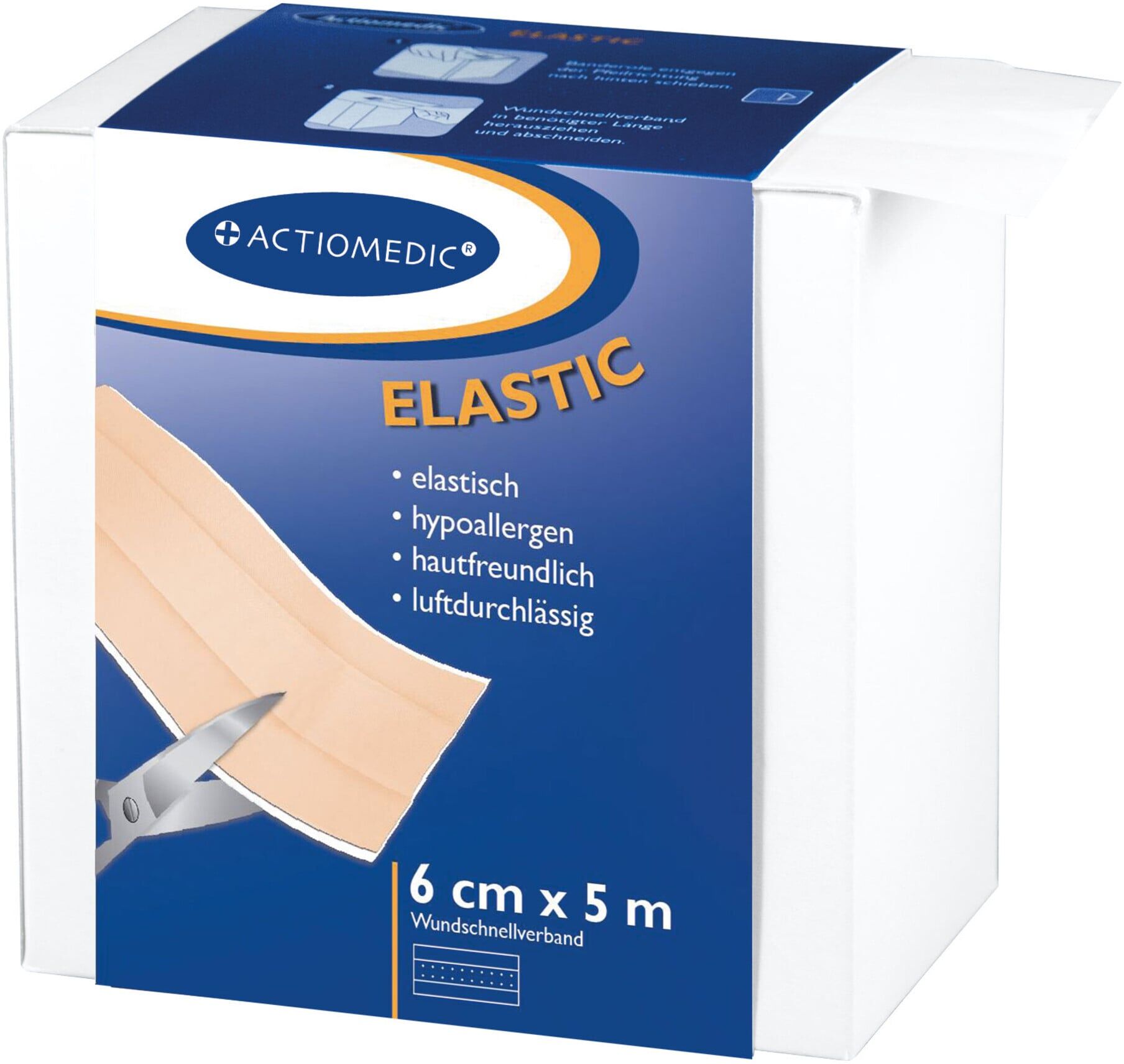 GRAMM medical Actiomedic elastic Wundschnellverband hautfarben, 6 cm x 5 m (134.020.05060)