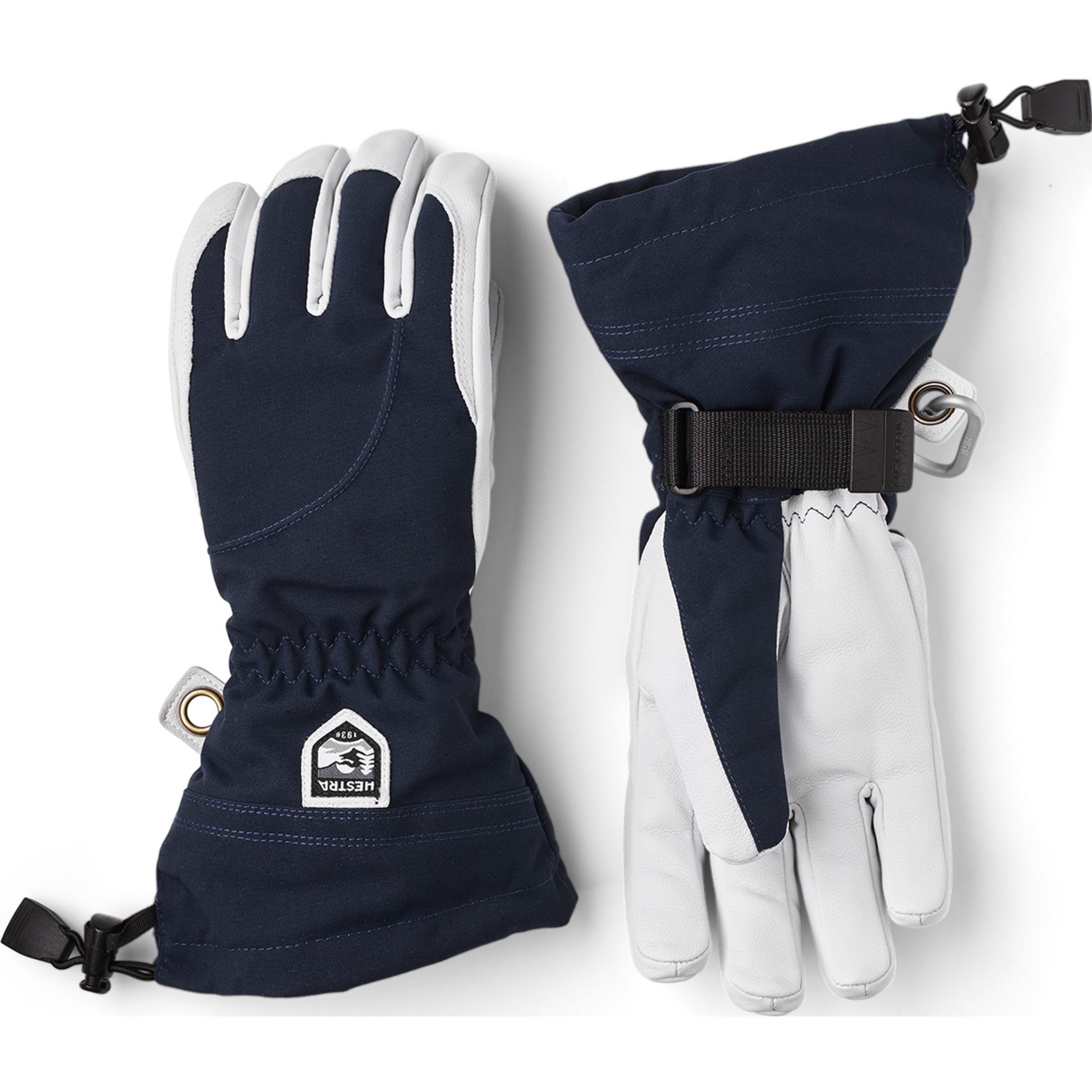 Hestra Heli Ski Damen Skihandschuhe blau Größe 9 Skifahren | Freeride | Splitboard | Skitour Widerstandsfähig Wasserabweisend