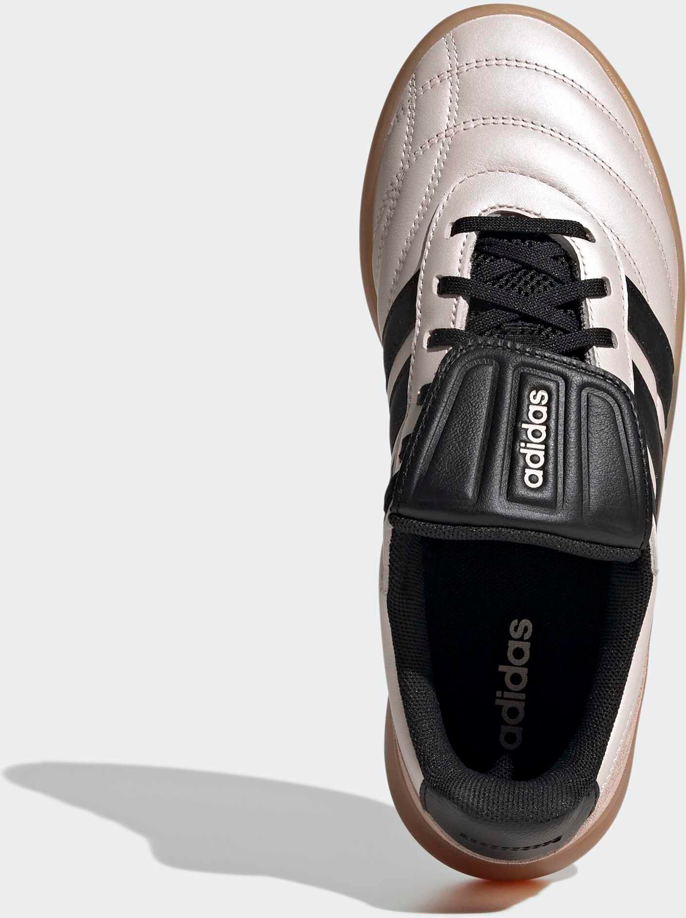 Sneaker ADIDAS SPORTSWEAR "BARREDA MUNDIAL", Damen, Gr. 39, silber (sandy pink metallic, core schwarz, blush pink), Leder, Schuhe Sneaker