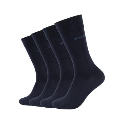 Socken JOOP "premium essentials", Herren, Gr. 43-46, blau (navy), Obermaterial: 62% Baumwolle, 36% Polyamid, 2% Elasthan, Socken Socken, Premium Essentials, verstärkte Ferse, haltbare Spitze