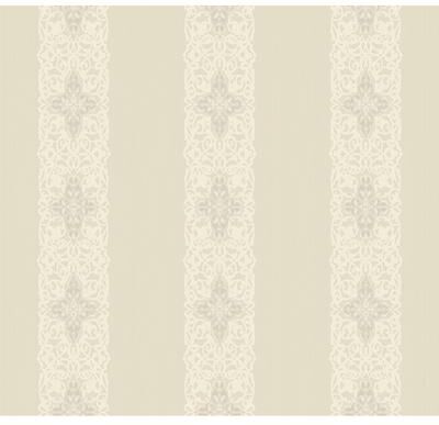 Seabrook Designs Lucille Stripe Unpasted Wallpaper