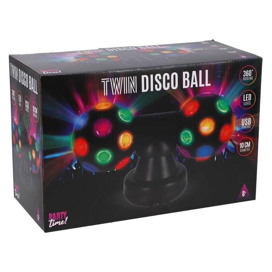 Party Time Zwillings-Diskokugel 10 Cm (52448197)