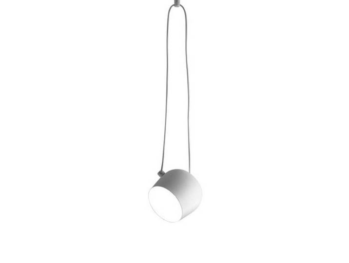 FLOS lampe à suspension AIM (Blanc - aluminium / polycarbonate)