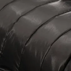 Steppstoff "Streifen", schwarz