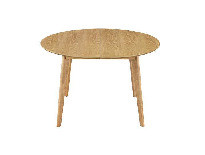 Design-Esstisch rund ausziehbar Eiche L120-150 LEENA
