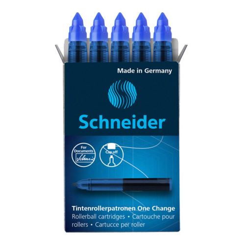 Schneider One Change Tintenrollerminen blau