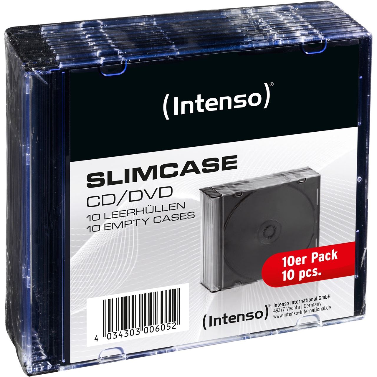 INTENSO SLIM CASE LEERHUELLEN (10) 9001602 transparent