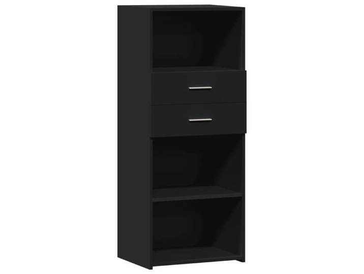 Buffet bas armoire commode Buffet haut meuble de rangement noir 50x42 5x124cm bois d'ingénierie 2267659 FrenchDays