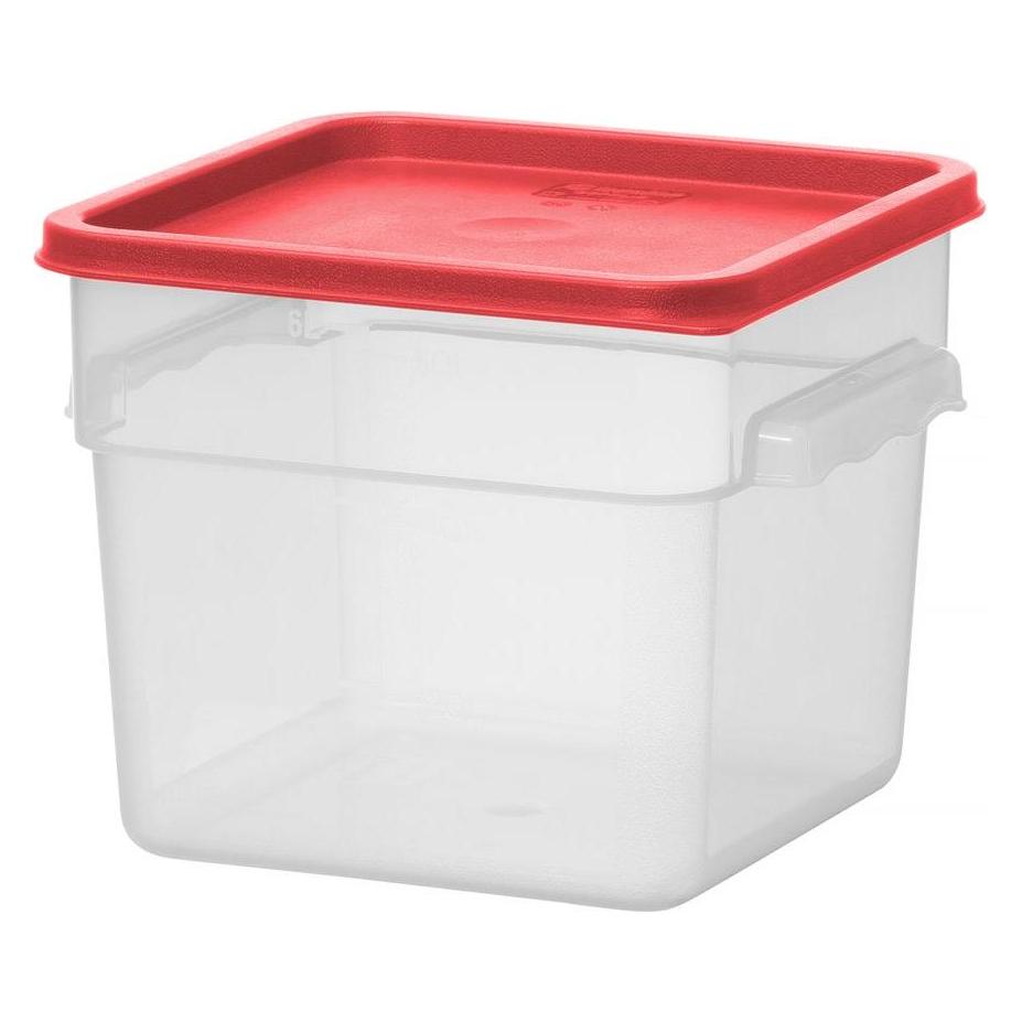 Hendi Lebensmittelbehälter mit Trennwand,, 5,7L, 235x235x(H)180mm (5.70 l) (41885618)