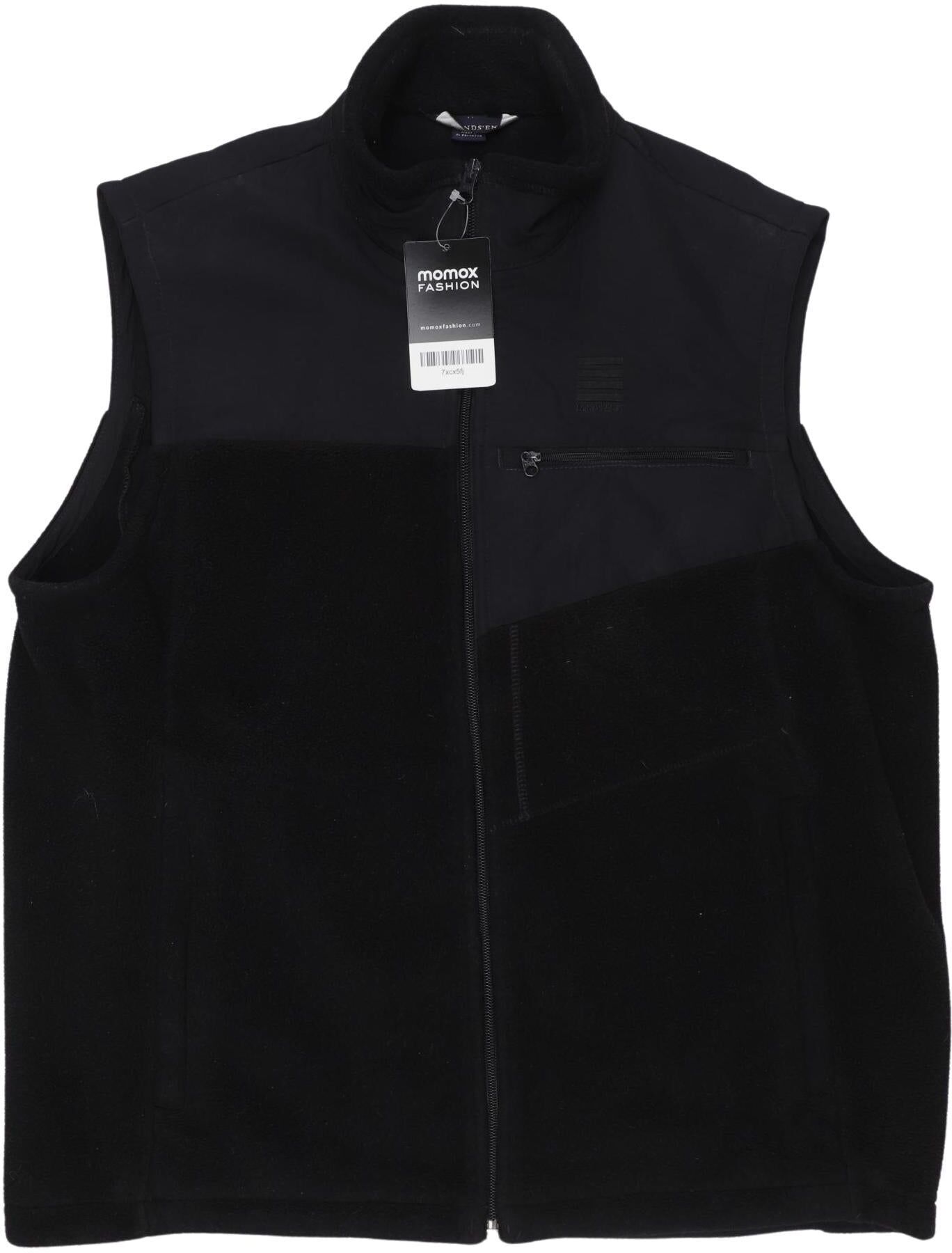 Lands End Damen Weste, Schwarz, Gr. M, Synthetik - Second Hand