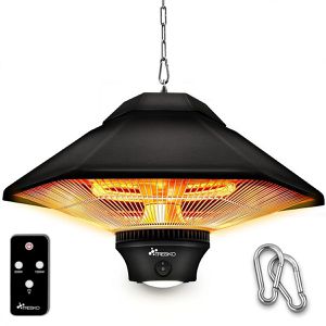Tresko Heizstrahler TDCHSL-005, outdoor, Infrarotstrahler, mit Fernbedienung, 1200 Watt