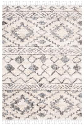 SAFAVIEH Berber Fringe Shag Mai Trellis Rug