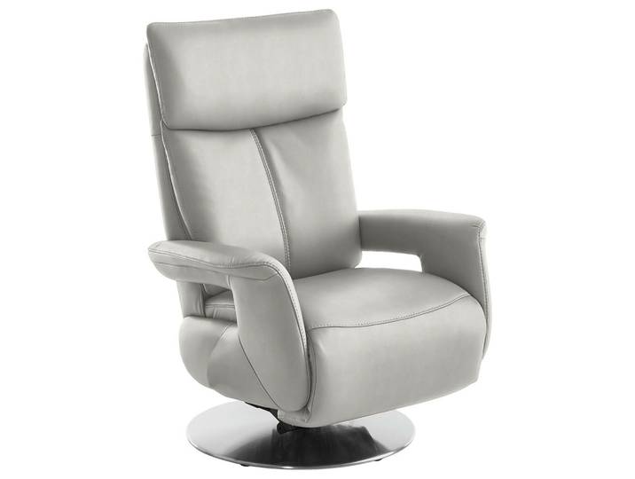 Cantus Relaxsessel, Weiss, Metall, Echtleder, Color-Finish-Leder, 78x112x85 cm, Fussart wählbar, Lederauswahl, Stoffauswahl, Liegefunktion, Aufstehhilfe, Herz-Waage-Funktion, Wohnzimmer, Sessel, Relaxsessel