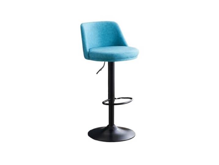 Barstühle Kücheninselstuhl for den Haushalt, 60–80 cm hochdrehbar(Blue)