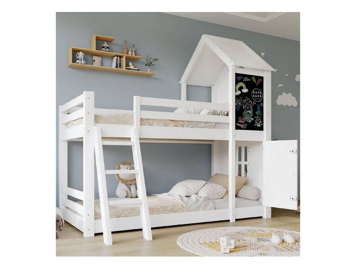 LuxusKollektion Spielbett Kinderbett 90x200 mit Fenster