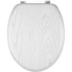 Beldray, WC Deckel, LA00000073WHTEU7 Wooden Toilet Seat