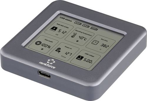 Renkforce RF-M2E-300 M.2 SSD-Gehäuse USB-C 10 GBit/s M.2 SATA, M.2 PCIe NVMe 2242 RF-6857526