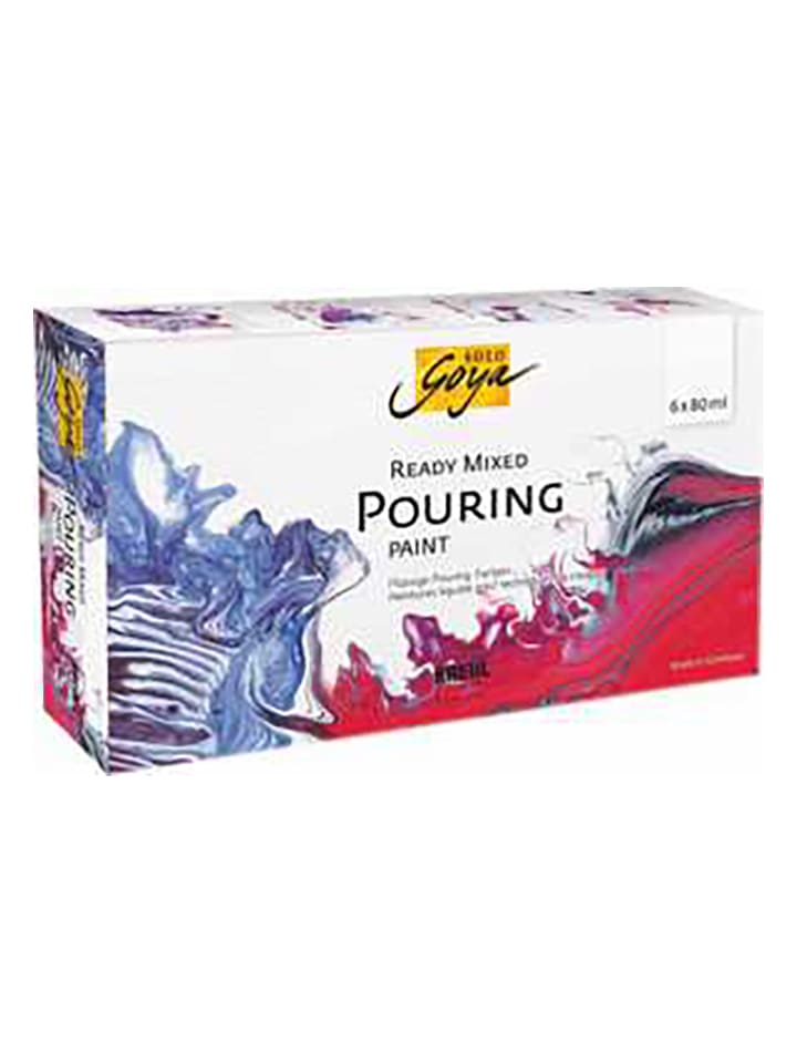 KREUL Acrylfarben "Ready Mixed Pouring Set" - 6 Stück - ab 9 Jahren - onesize