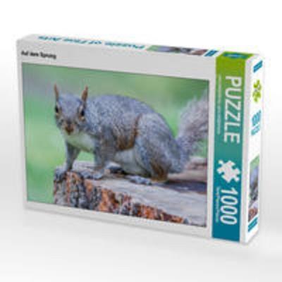 CALVENDO Puzzle Auf dem Sprung | 1000 Teile Lege-Größe 64x48cm Foto-Puzzle für glückliche Stunden