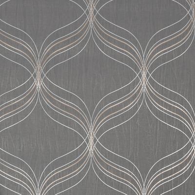 Vliestapete BOUTIQUE "Boutique - Vliestapete Optical Geo Grey - 10mx52cm", grau, B:0,52m L:10m, Vlies, Tapeten, Boutique - Vliestapete Optical Geo Grey - 10mx52cm