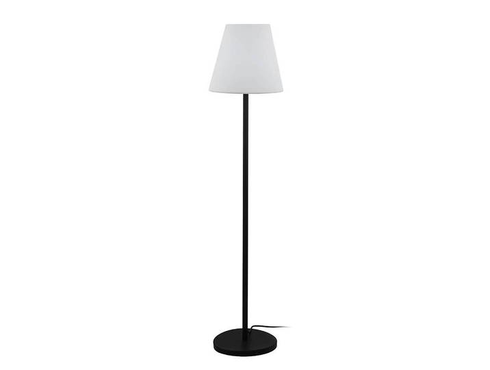 Borne éclairage extérieur Alghera Ø 39cm Noir