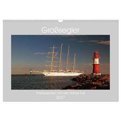 Großsegler (Wandkalender 2027 DIN A3 quer), CALVENDO Monatskalender