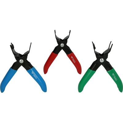 BRILLIANT TOOLS Entriegelungswerkzeug, Klimaanlagen-/Kraftstoffleitung Kraftstoffleitung-Entriegelungs-Werkzeug-Satz, 3-tlg. BT531000