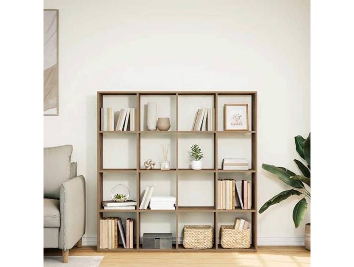 BEAU Bibliothèque de rangement - ZENCORE - Organisateur de Livre - Pour Séjour - chêne artisanal 102x29x143cm - Bois d'ingénierie LH