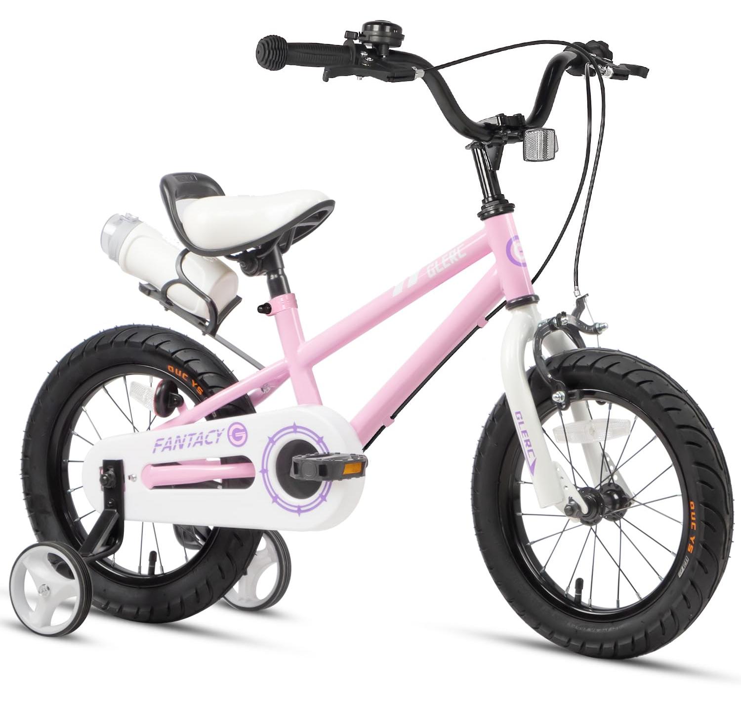 Kinderfahrrad Kinderfahrrad Kinderrad - 16 Zoll - Doppelte Handbremse - Höhenverstellbarer Sattel und Lenker - Für Kinder von 4 bis 7 Jahren