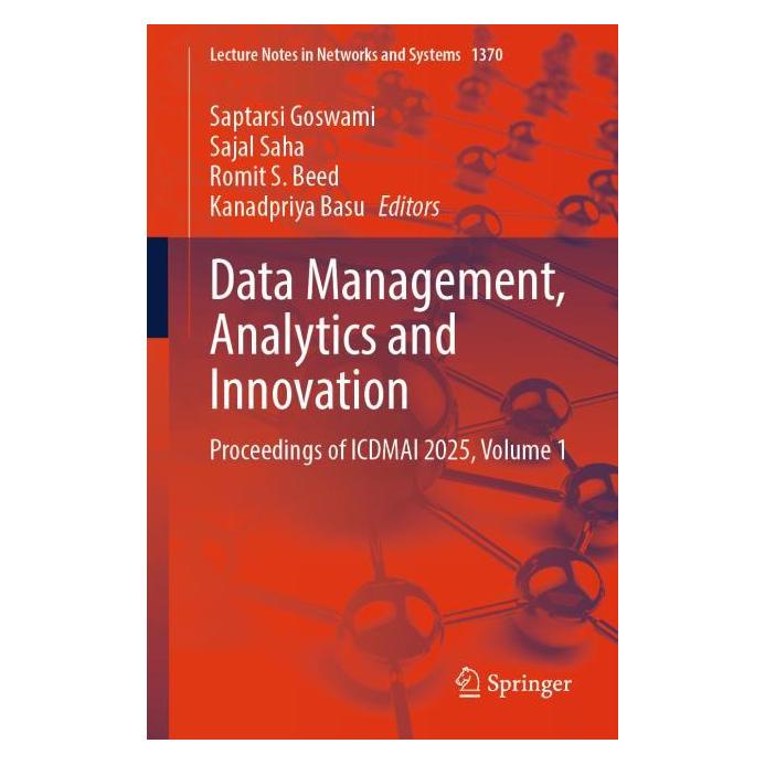 Springer Data Management, Analytics and Innovation (Englisch, Softcover, Kanadpriya Basu, Romit S Beed, Sajal Saha, Saptarsi Goswami) (60388864)