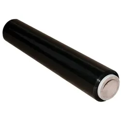 MONOUSO - Schwarz Stretchfolie 50cm 2,7Kg 23 μm (6 Rollen)