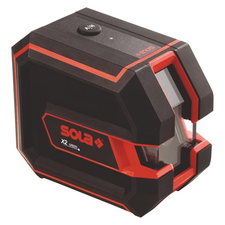 Mik-Bud Sola Kruislijnlaser X2 Green in tas - groen - 30m - 2 lijnen - IP54 (71014001)