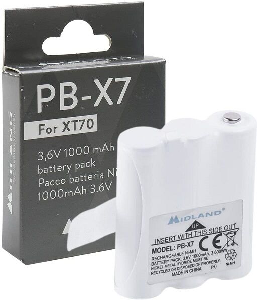 Midland - Batterie pour XT70 et XT74 Batterie de rechange pour talkies-walkies Midland.
