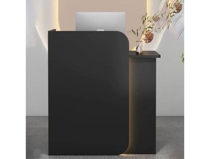Nevthar Empfangstheke Empfangstresen,Rezeptionstheke,Verkaufstheke kompakt Moderner Kassentisch,80*45*95cm kompakt für Hausbar,Nagelstudio,Bar,für Firmenhallen,Praktisches Design