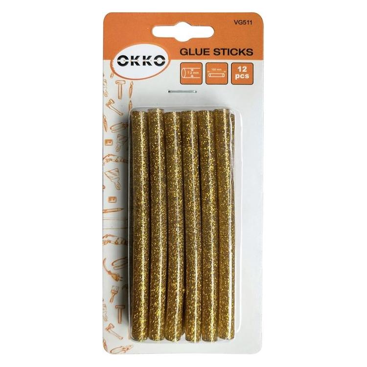 Okko GLUE STICKS 12PCS SET.7.2X100MM.GOLD (39627601)