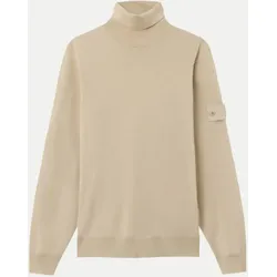 Regular-Fit Rollkragen-Pullover Beige S