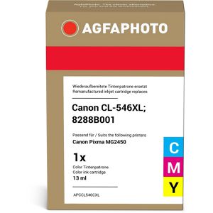 AgfaPhoto kompatibel für Canon CL-546XL,  Tinte, Druckkopf, 300 Seiten, 13ml, color