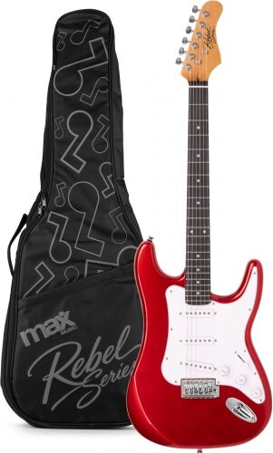 Rebel ST Electric Guitar Metallic Red TILBUD NU
