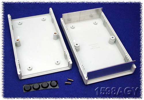 Hammond Electronics 1598AGY Instrumenten-Gehäuse 157 x 94 x 36 ABS Grau 1St.