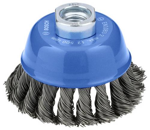 Bosch Accessories Metal heavy Topfbürste, 75 x 0,5 mm, M10, gezopft 2608620760 2608620760 1St.