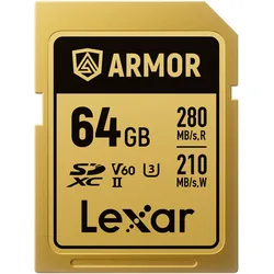 Lexar Armor Gold SDXC 64GB V60 UHS-II